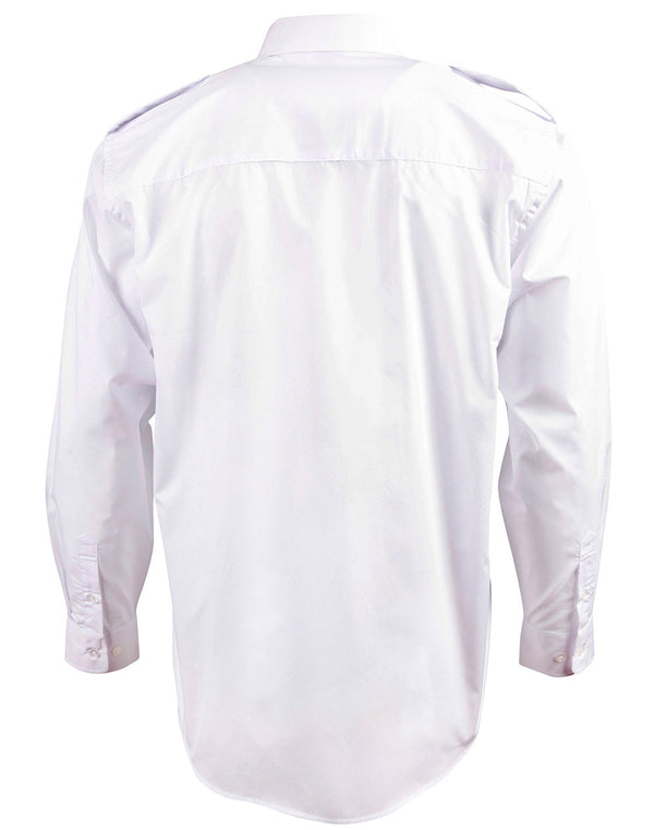 Epaulette Long Sleeve Shirt - Unisex