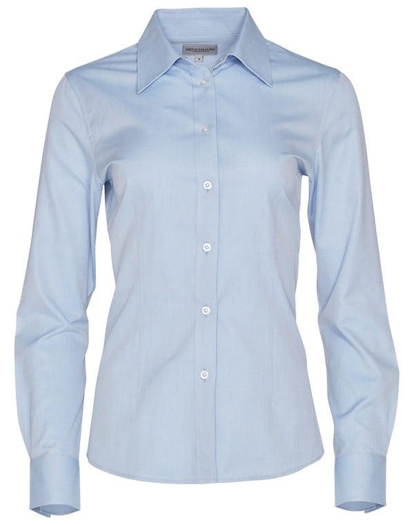 Womens Pinpoint Oxford Long Sleeve Shirt