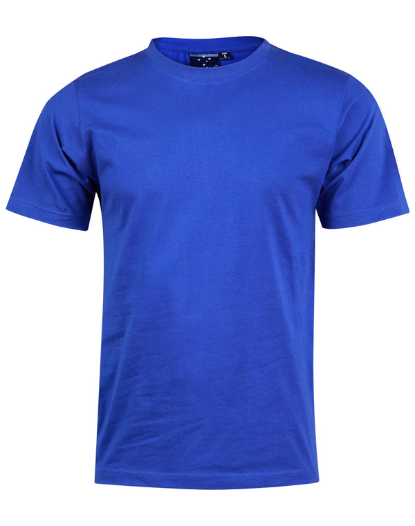 SAVVY Mens Cotton Semi Fitted T-Shirt