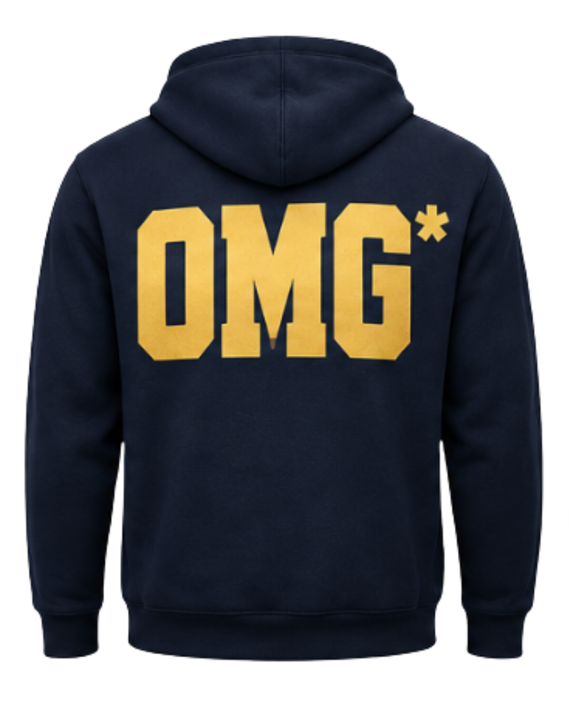 OMG Mens Fleecy Hoodie
