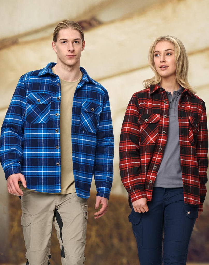 Unisex Quilted Flannel Style Jacket