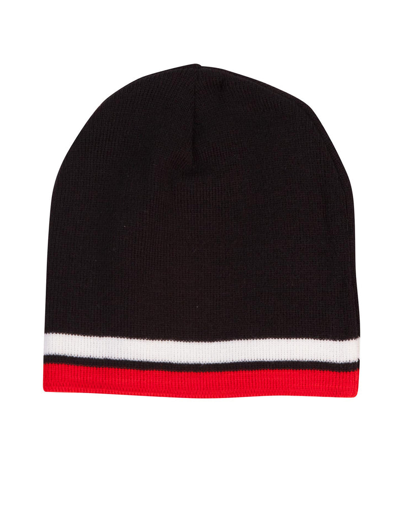 Contrast Stripe Beanie