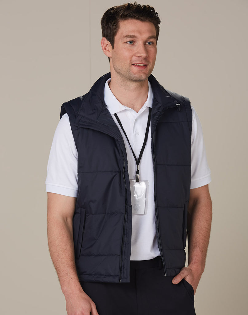 Mens Nylon Rip-stop Padded Vest