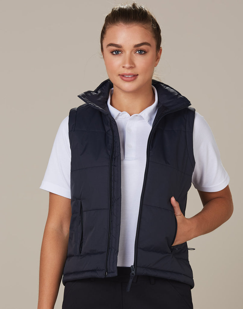 Womens Nylon Rip-stop Padded Vest