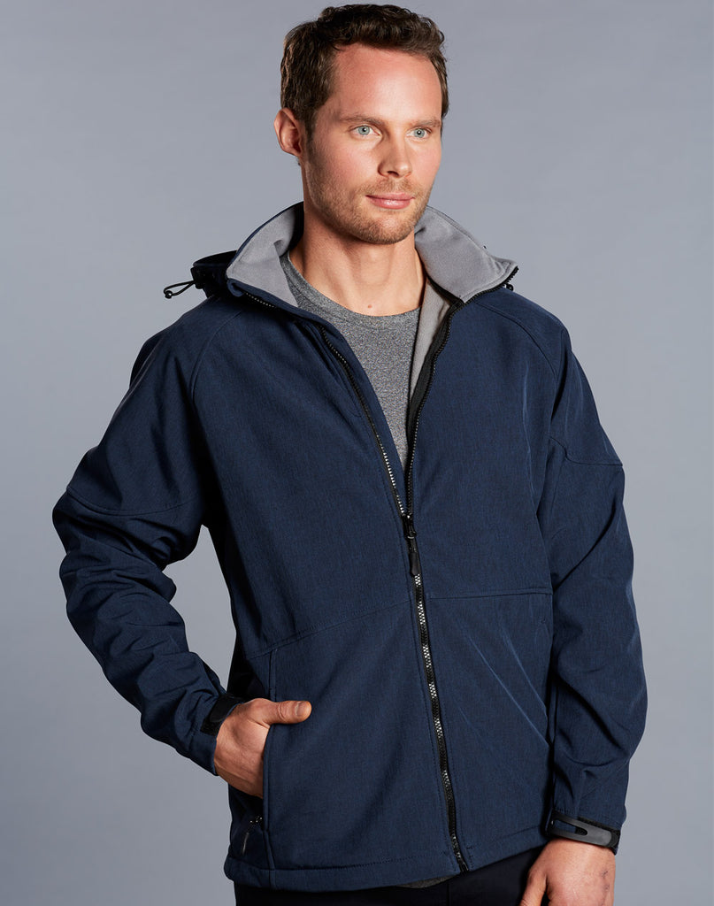 ASPEN Mens Softshell Full Zip Hoodie