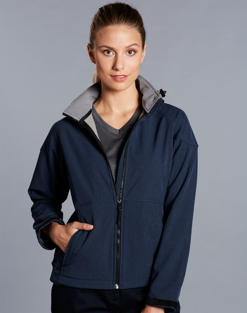 ASPEN Womens Softshell Full Zip Hoodie