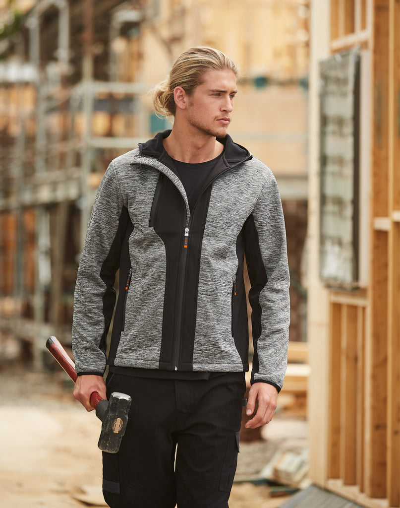 Laminated Functional Knit Hoodie