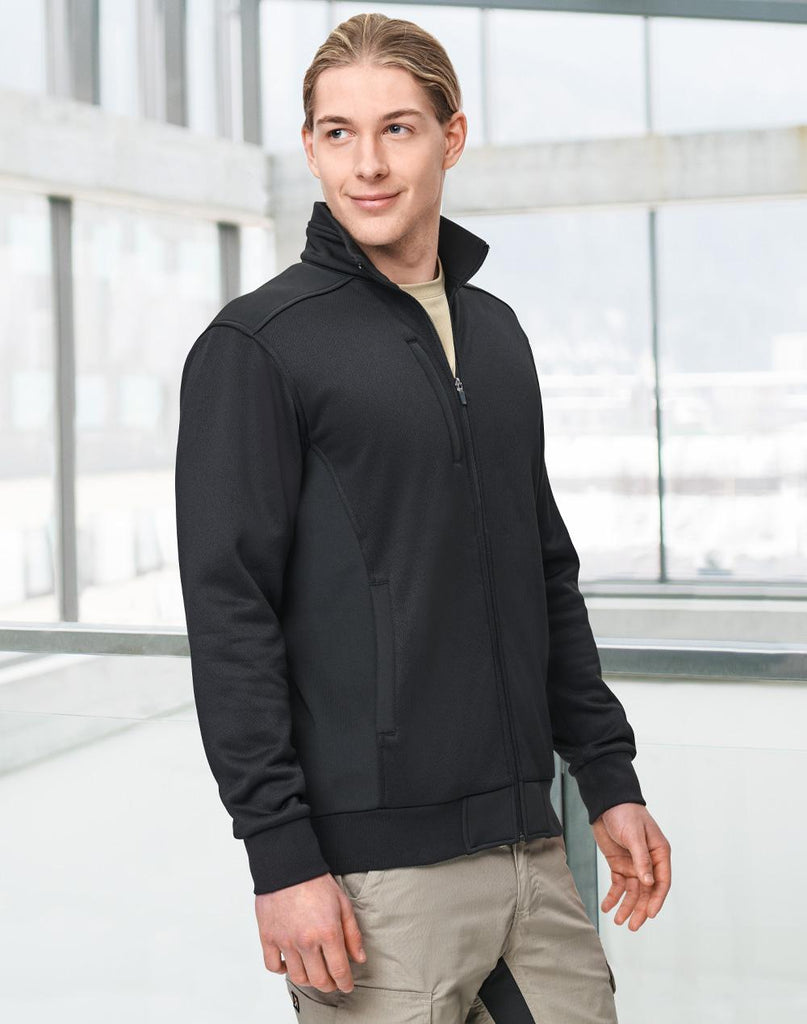 Mens Jaquard Fleece Bomber Jacket