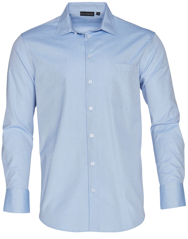 OXFORD Mens CVC Long Sleeve Shirt