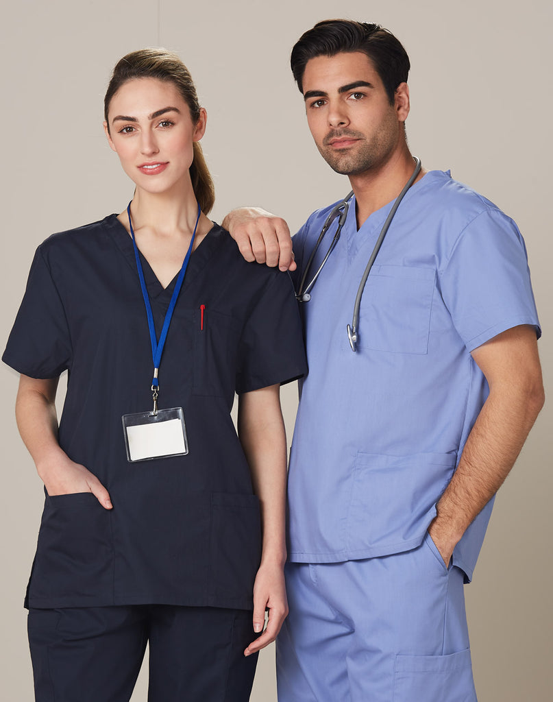 Unisex Short Sleeve Scrub Top