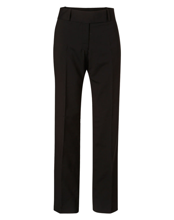 Womens Low Rise Pants in Wool Stretch