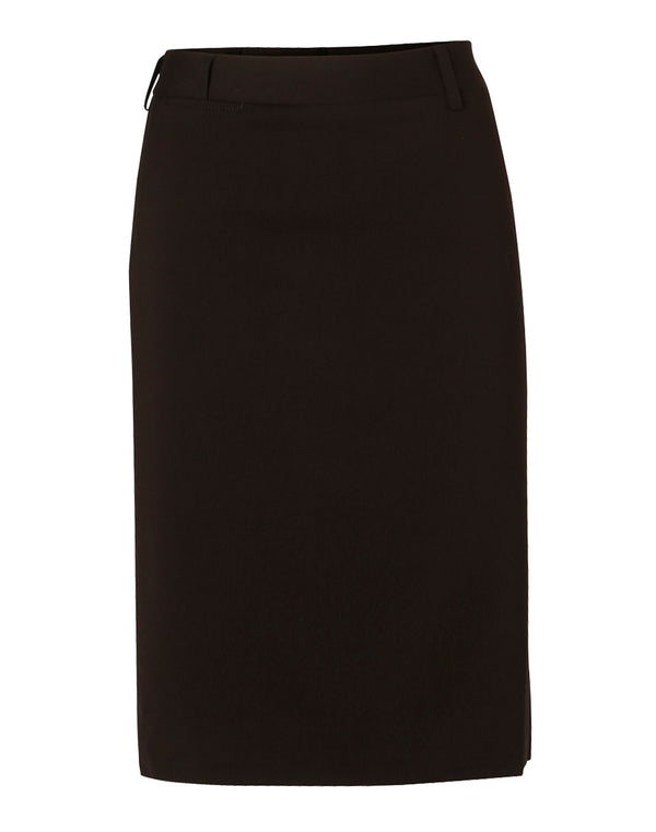 Womens Mid Length Lined Pencil Skirt