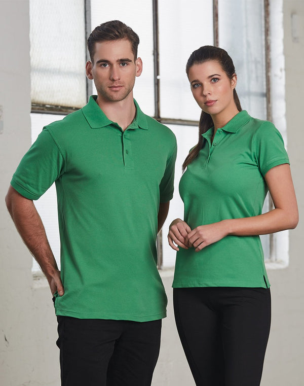 DARLING HARBOUR Womens Cotton Stretch Polo Shirt