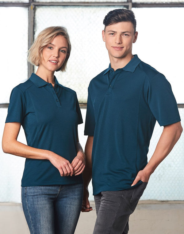 Mens Bamboo Charcoal Short Sleeve Polo Shirt