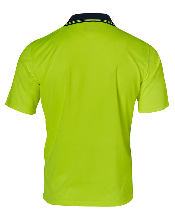 Hi-Vis TrueDry Short Sleeve Safety Polo