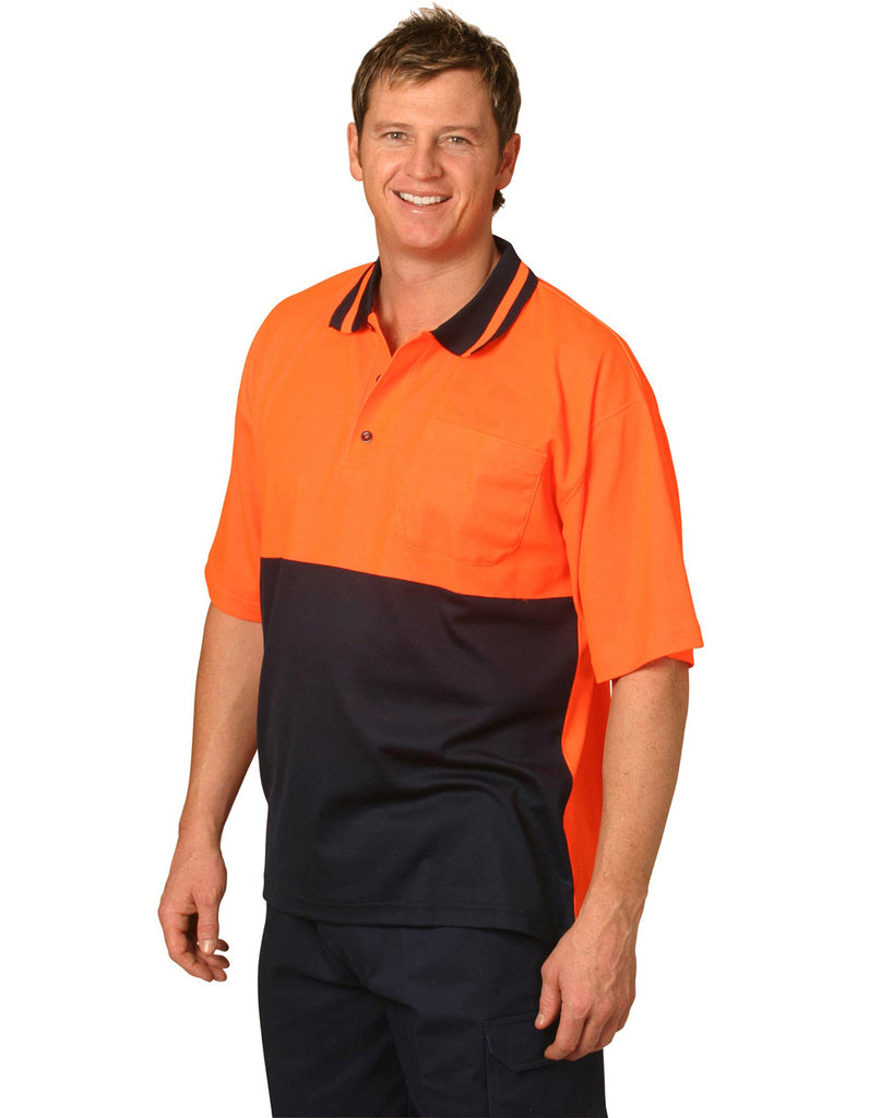 Hi-Vis TrueDry Safety Short Sleeve Polo