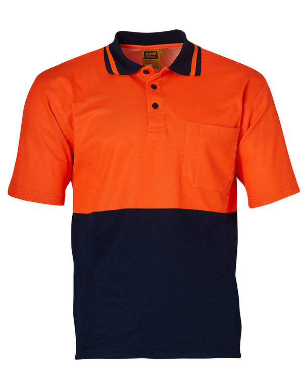 Hi-Vis TrueDry Safety Short Sleeve Polo