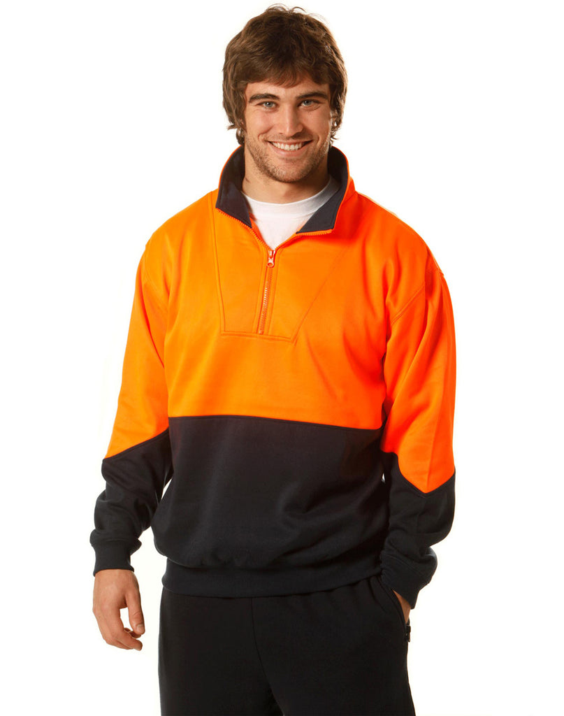 Hi-Vis Long Sleeve Fleece Sweat