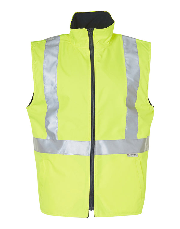 Hi-Vis Reversible Safety Vest with 3M Tapes