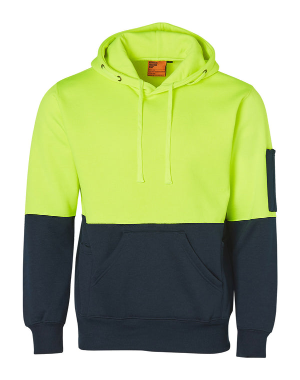 Hi-Vis Two Tone Fleecie Hoodie Unisex