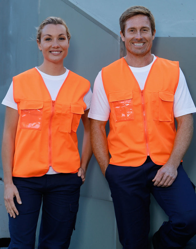 Hi-Vis Safety Vest with ID Pocket