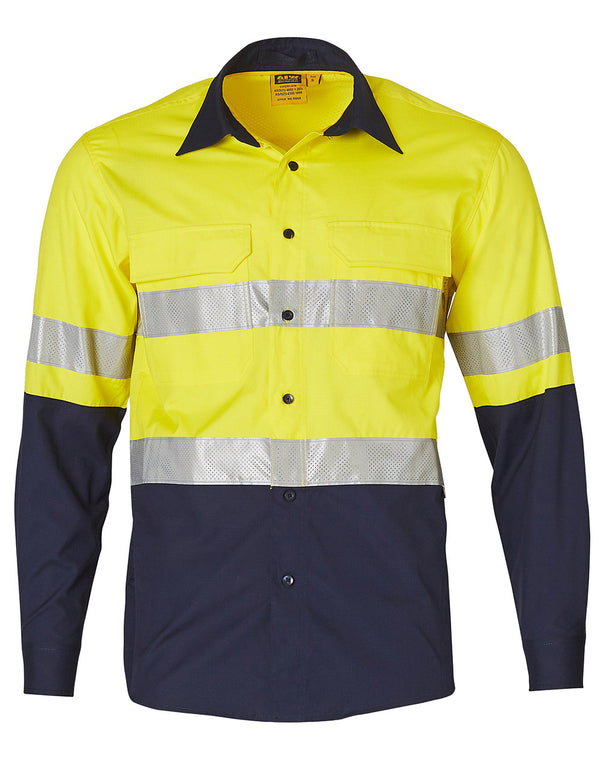 Hi-Vis Rip-Stop Long Sleeve Shirt 3M Tapes