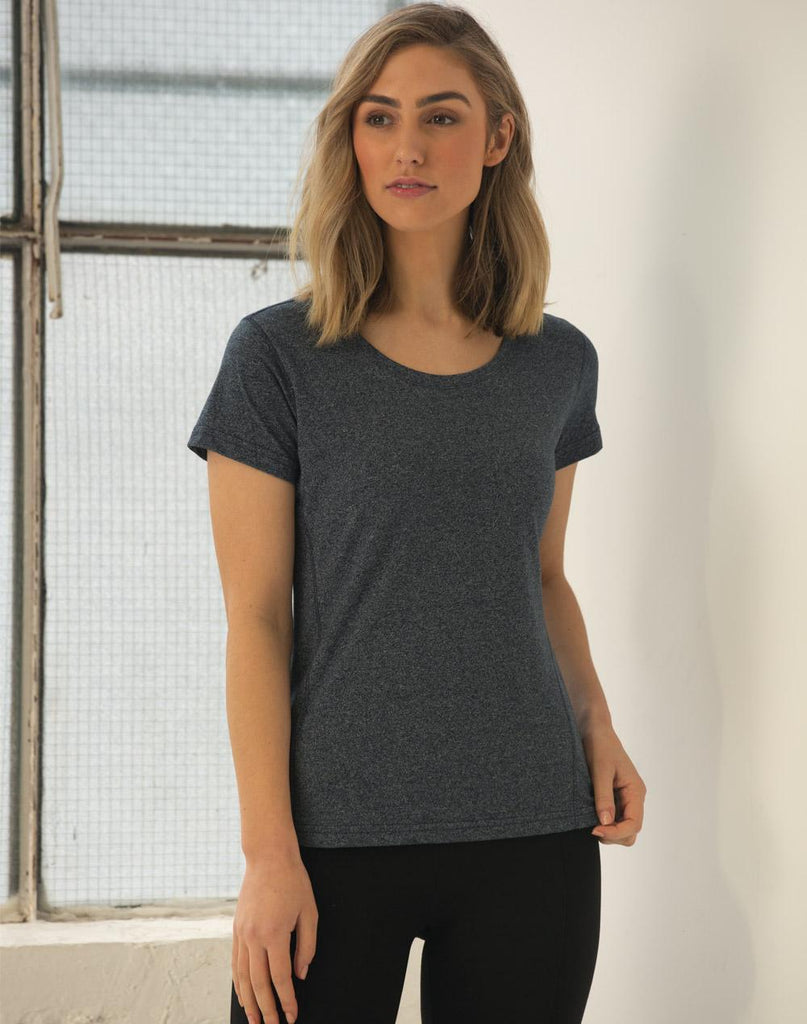 Womens High Performance Heather Tee Shirt