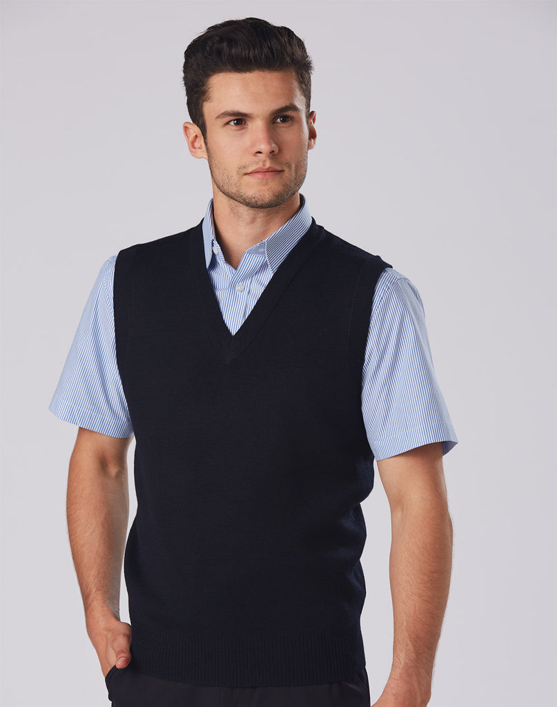 Unisex V-Neck Wool / Acrylic Vest